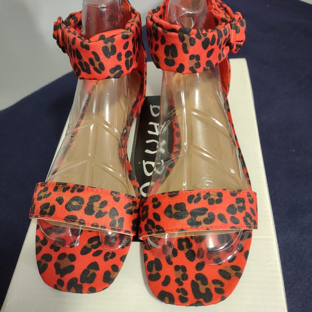 Leopard sandals